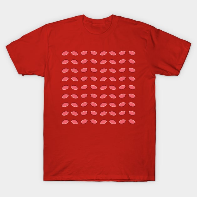 Implied Motion Graphics (red) T-Shirt by W00D_MAN